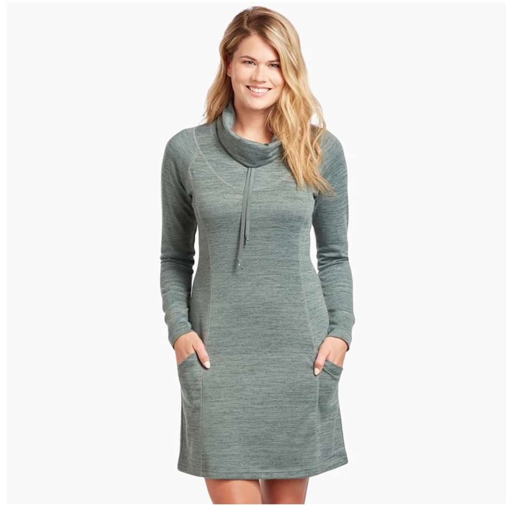 Kuhl Lea Dress Pewter Green XL